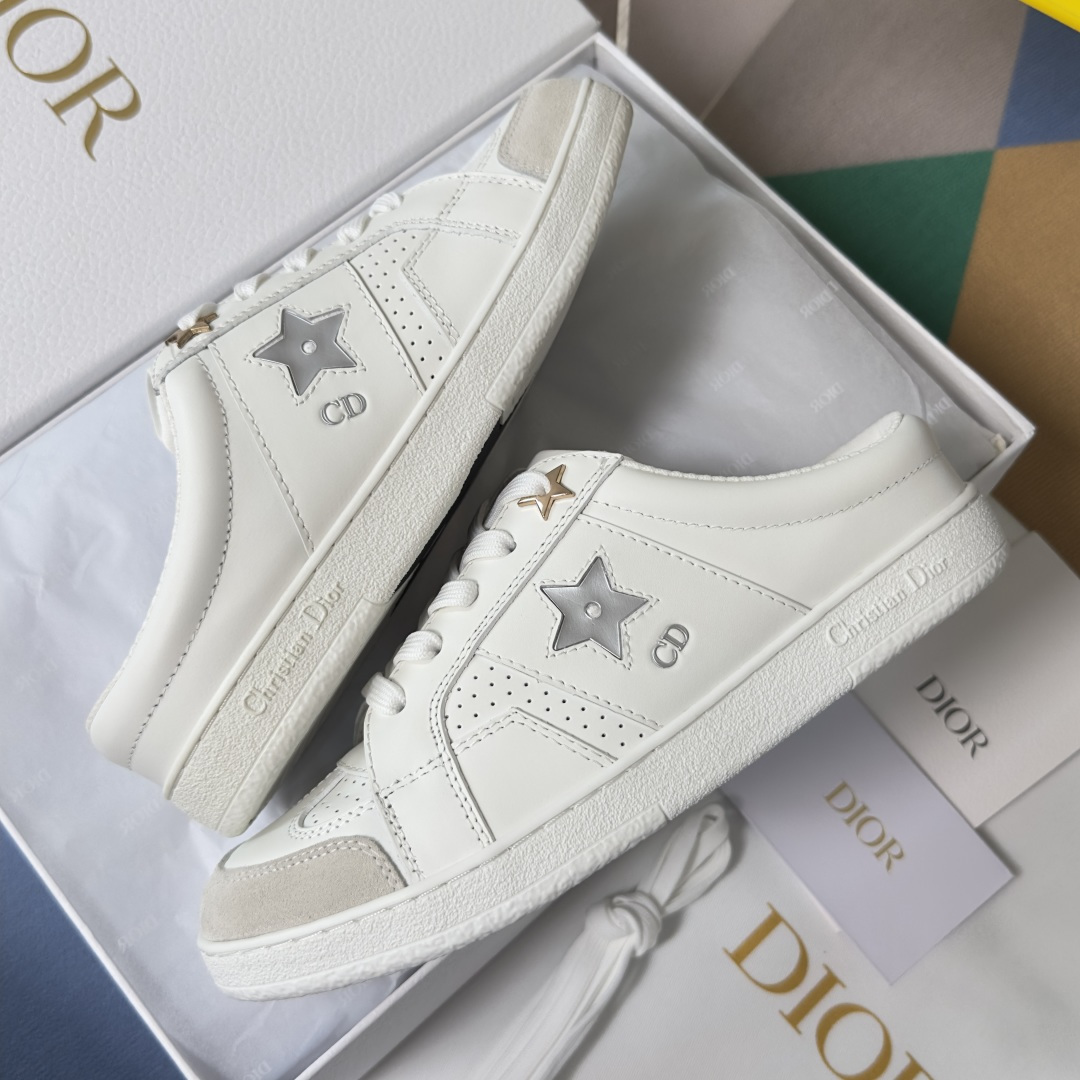 Dior Dior迪奥 Star 系列 五角星 小白鞋 厚底 半拖 休闲 运动鞋