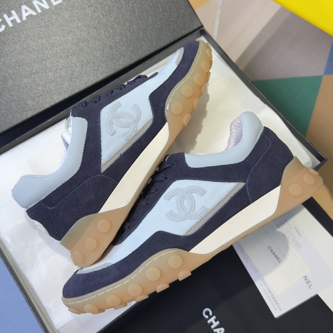 Chanel Chanel 香奈儿26S 最新款 厚底 休闲 运动鞋 阿甘鞋 德训鞋 豆豆鞋