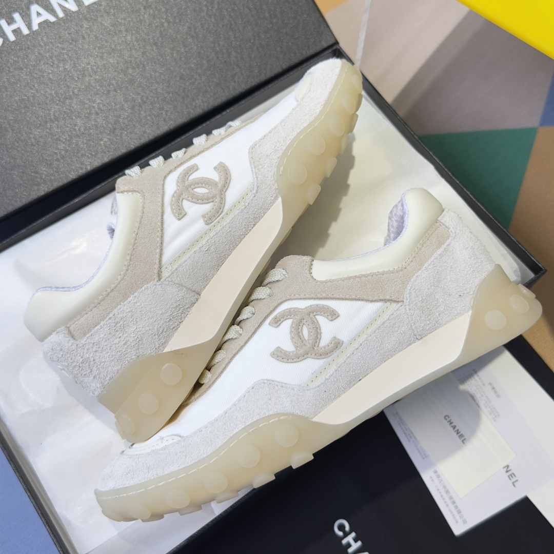 Chanel Chanel 香奈儿26S 最新款 厚底 休闲 运动鞋 阿甘鞋 德训鞋 豆豆鞋