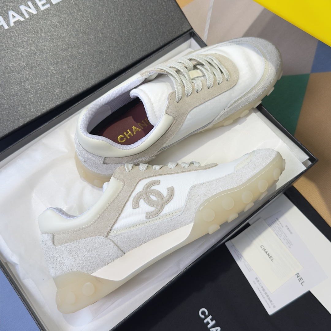 Chanel Chanel 香奈儿26S 最新款 厚底 休闲 运动鞋 阿甘鞋 德训鞋 豆豆鞋