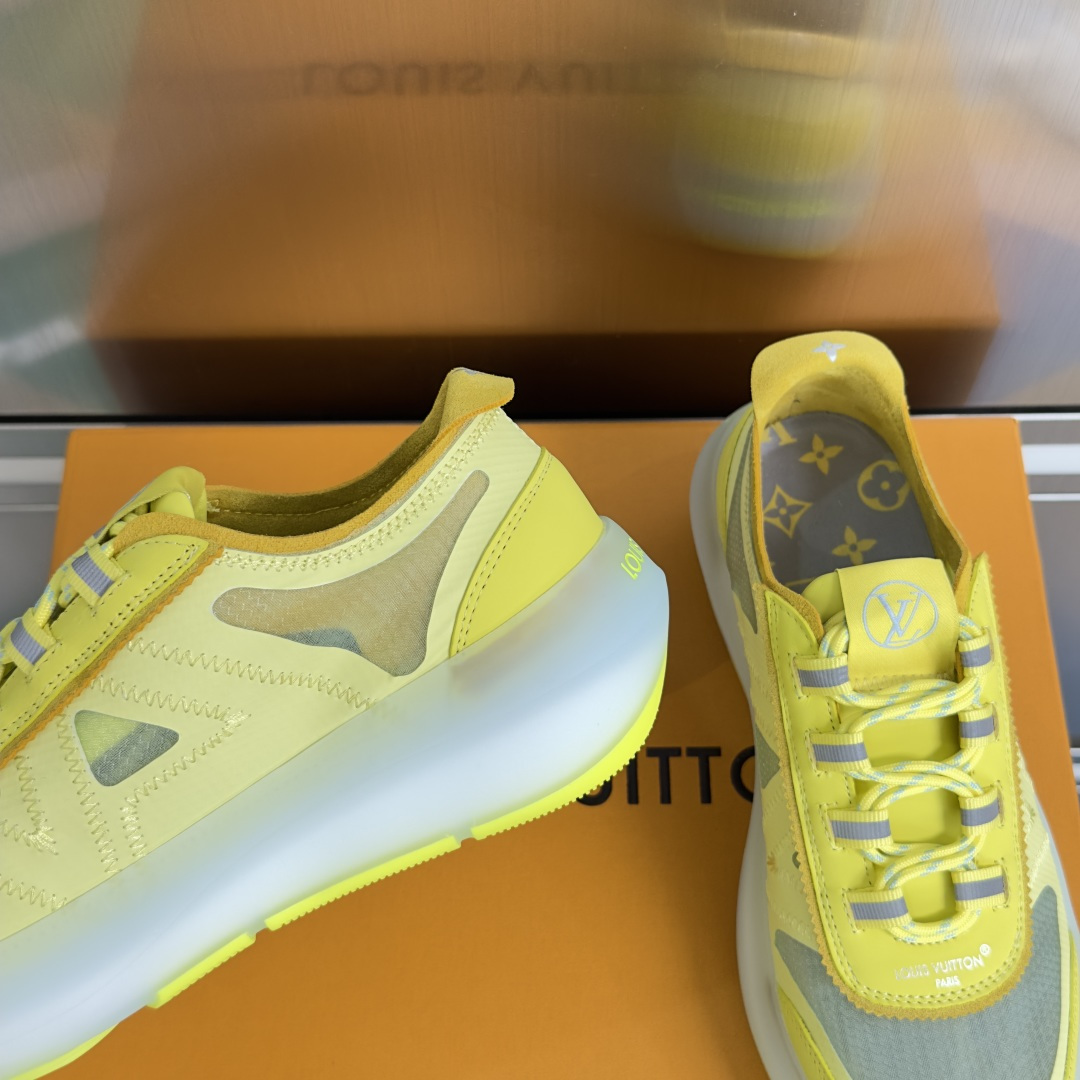 Louis Vuitton LV 路易威登L家 驴牌最新Sprint 系列 厚底 网面 透气 休闲 运动鞋 跑鞋