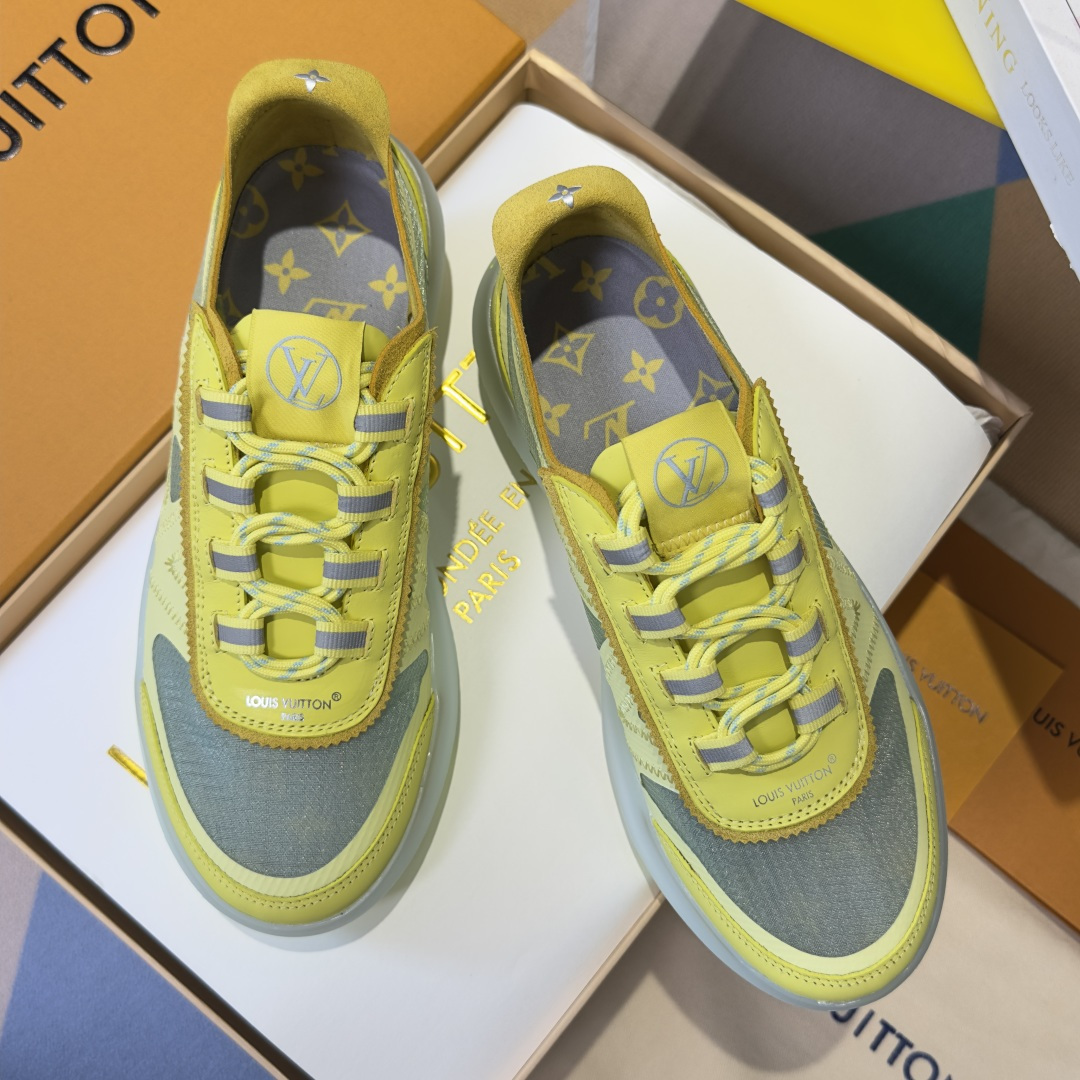 Louis Vuitton LV 路易威登L家 驴牌最新Sprint 系列 厚底 网面 透气 休闲 运动鞋 跑鞋
