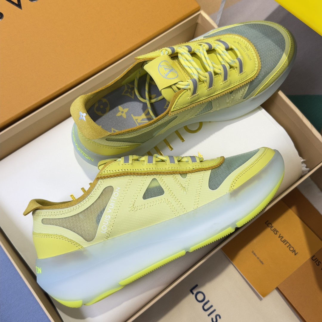 Louis Vuitton LV 路易威登L家 驴牌最新Sprint 系列 厚底 网面 透气 休闲 运动鞋 跑鞋
