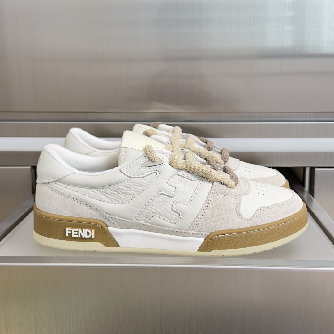 顶级版本：情侣款Fendi芬迪match胶囊系列 情侣款 休闲 运动鞋 板鞋FENDI Match一脚蹬