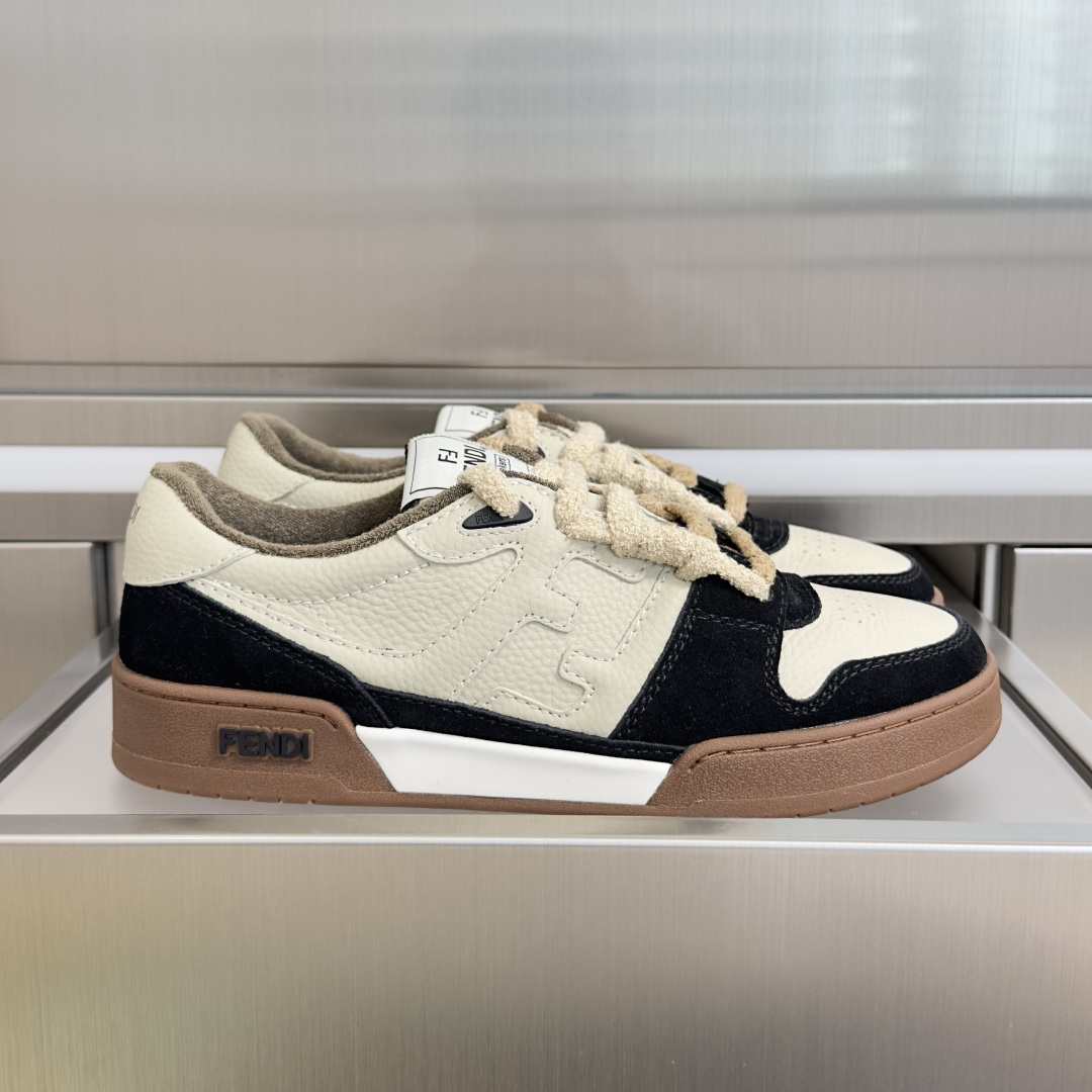 顶级版本：情侣款Fendi芬迪match胶囊系列 情侣款 休闲 运动鞋 板鞋FENDI Match一脚蹬