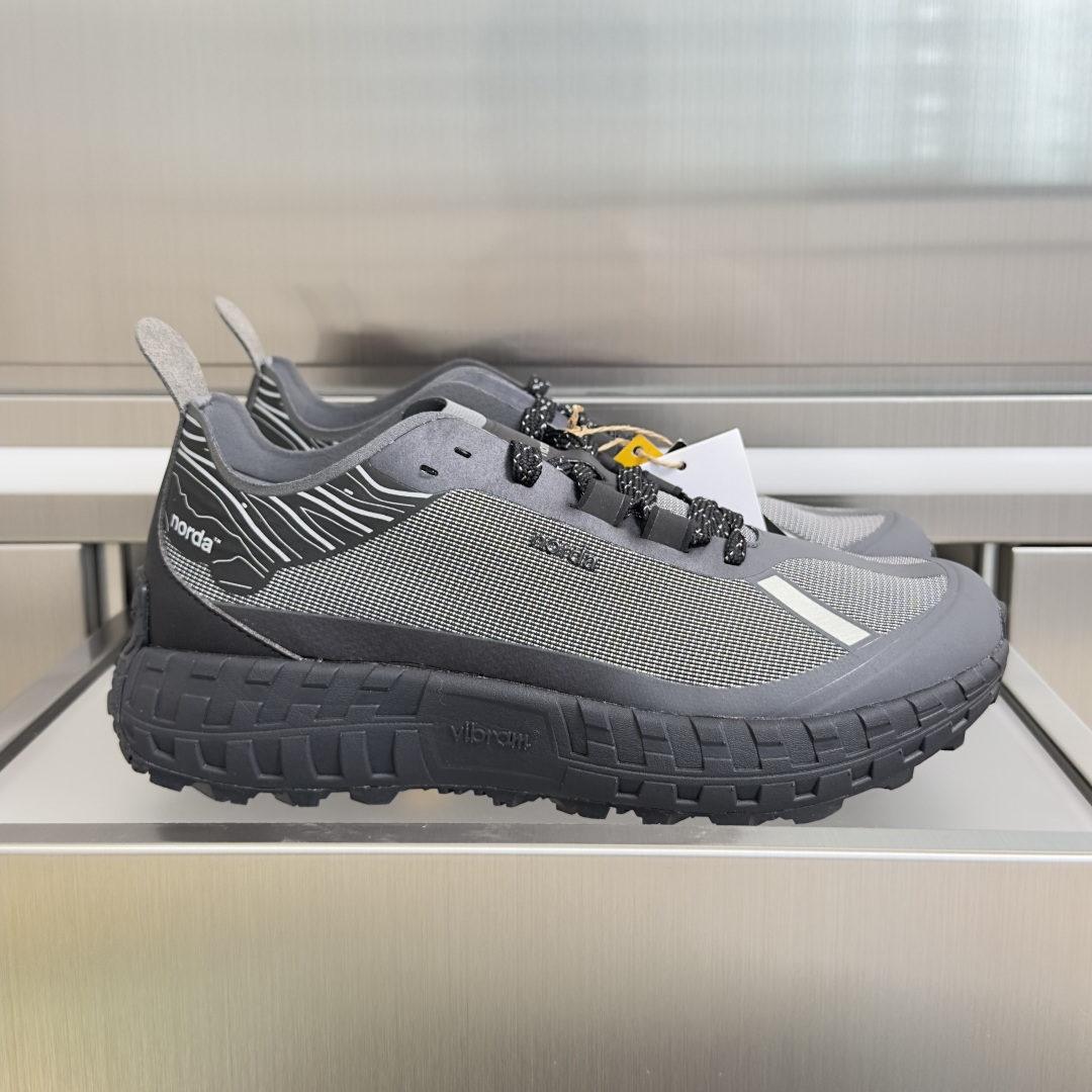 顶级版本：情侣款ZEGNA x norda™杰尼亚 联名款 户外 越野 跑步鞋 休闲 运动鞋 杰尼亚 x