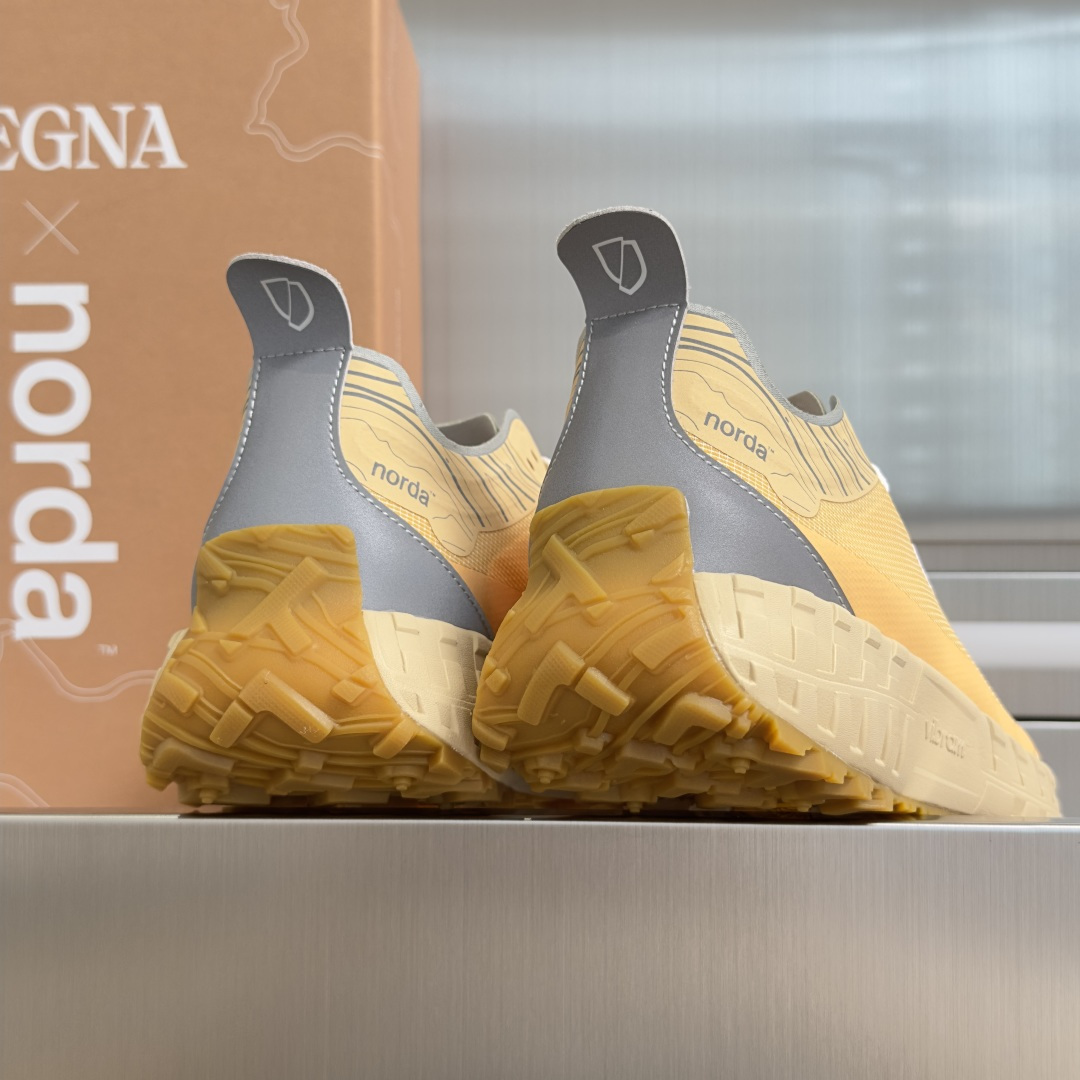 顶级版本：情侣款ZEGNA x norda™杰尼亚 联名款 户外 越野 跑步鞋 休闲 运动鞋 杰尼亚 x