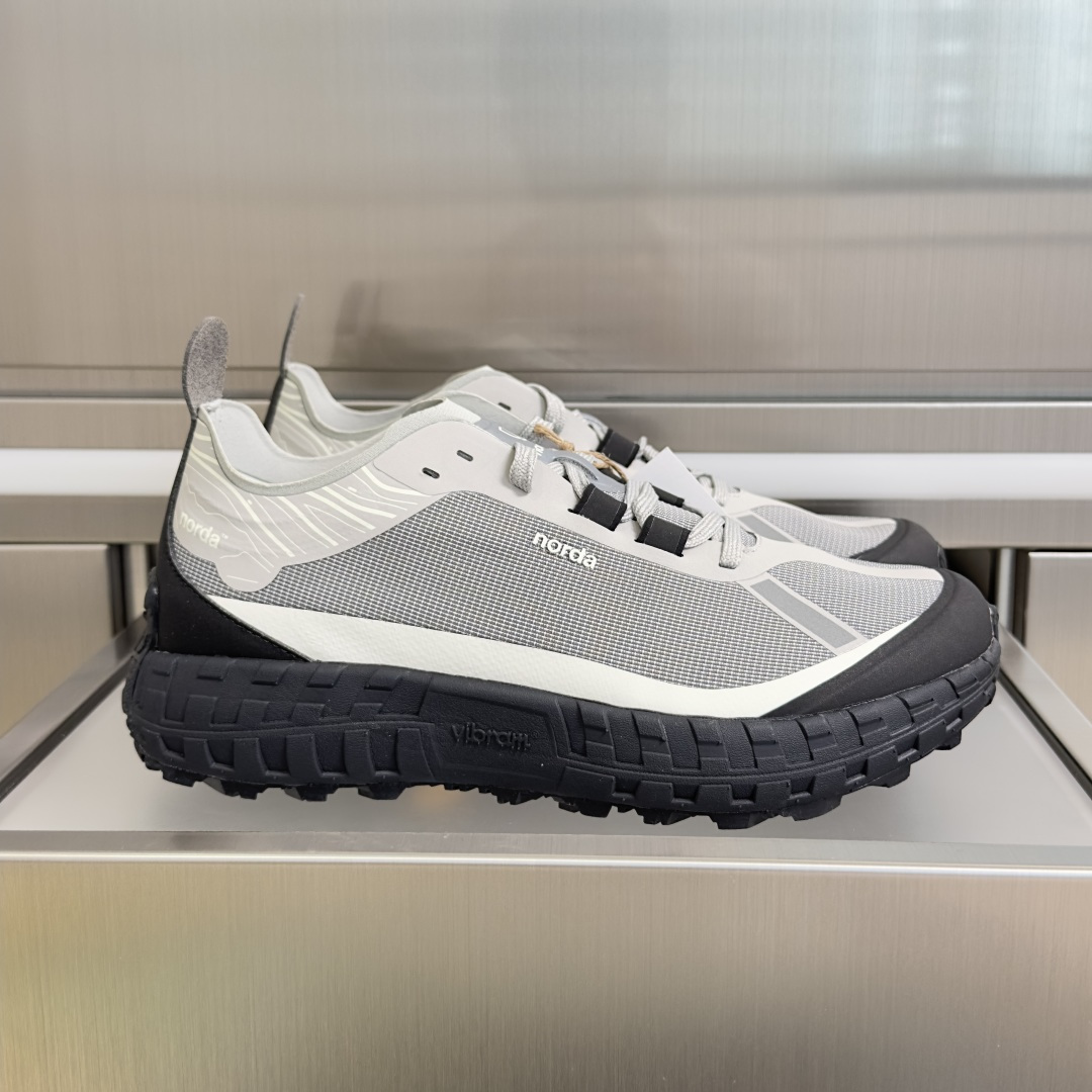 顶级版本：情侣款ZEGNA x norda™杰尼亚 联名款 户外 越野 跑步鞋 休闲 运动鞋 杰尼亚 x