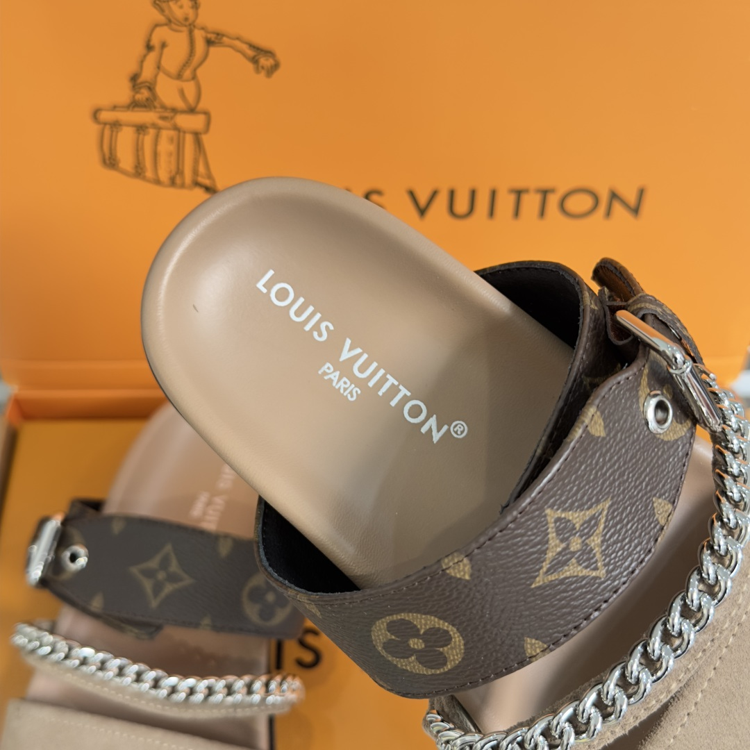 Louis Vuitton LV 路易威登L家 驴牌 Isola Comfort系列 厚底 凉拖鞋