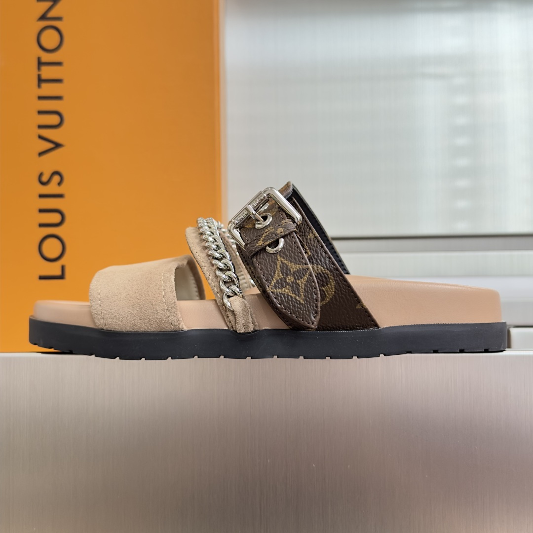 Louis Vuitton LV 路易威登L家 驴牌 Isola Comfort系列 厚底 凉拖鞋