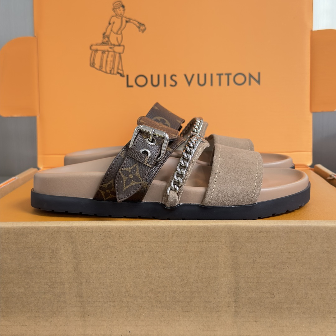 Louis Vuitton LV 路易威登L家 驴牌 Isola Comfort系列 厚底 凉拖鞋