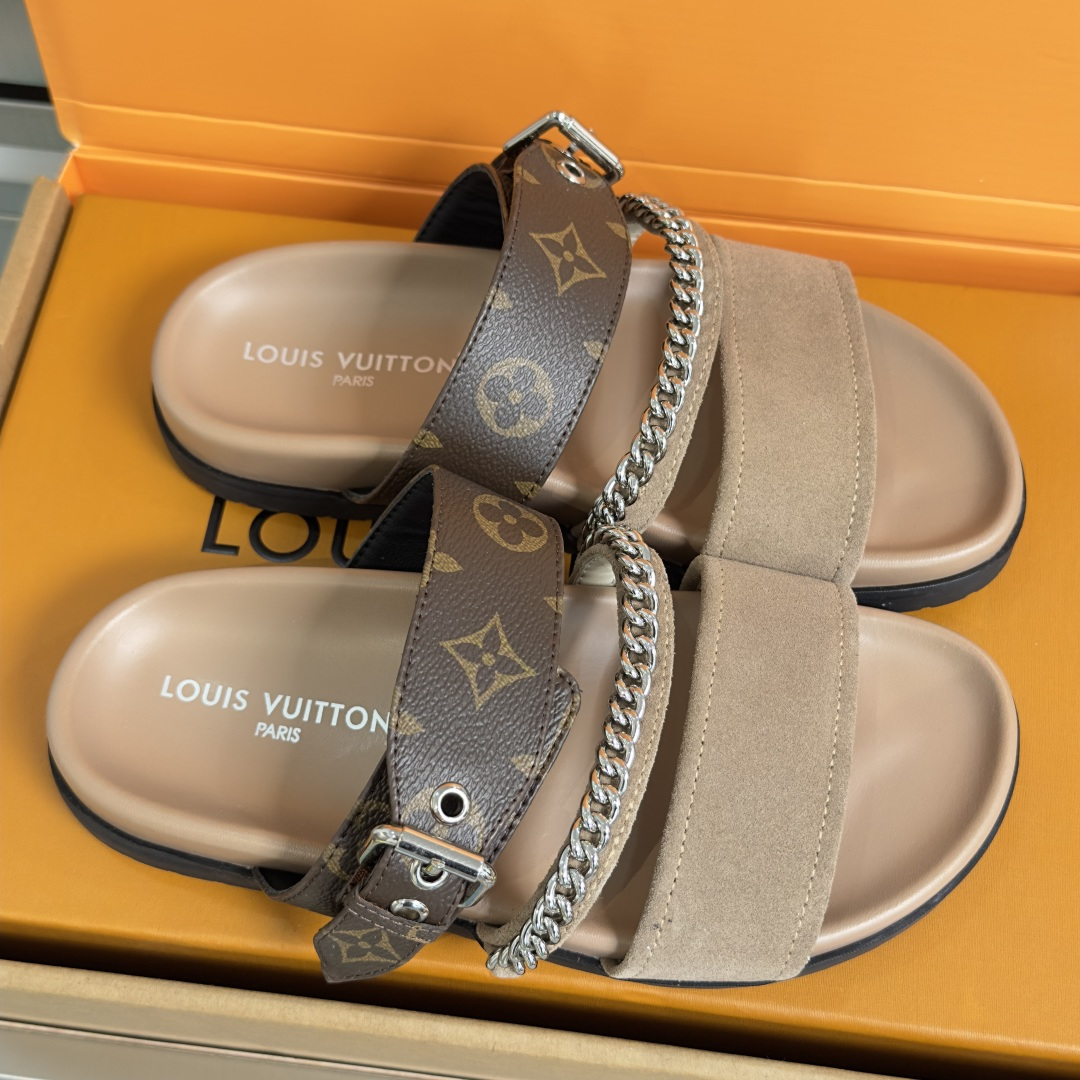 Louis Vuitton LV 路易威登L家 驴牌 Isola Comfort系列 厚底 凉拖鞋