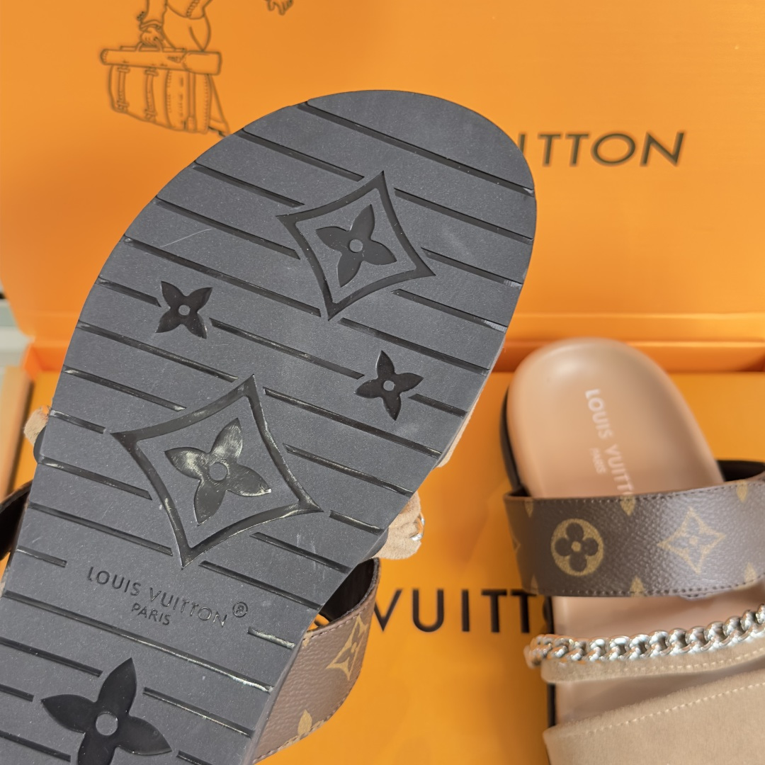 Louis Vuitton LV 路易威登L家 驴牌 Isola Comfort系列 厚底 凉拖鞋