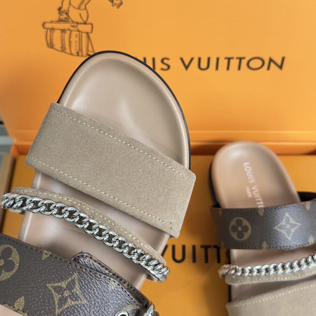 Louis Vuitton LV 路易威登L家 驴牌 Isola Comfort系列 厚底 凉拖鞋