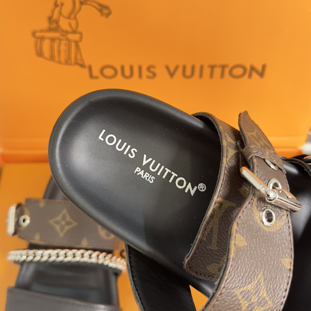 Louis Vuitton LV 路易威登L家 驴牌 Isola Comfort系列 厚底 凉拖鞋