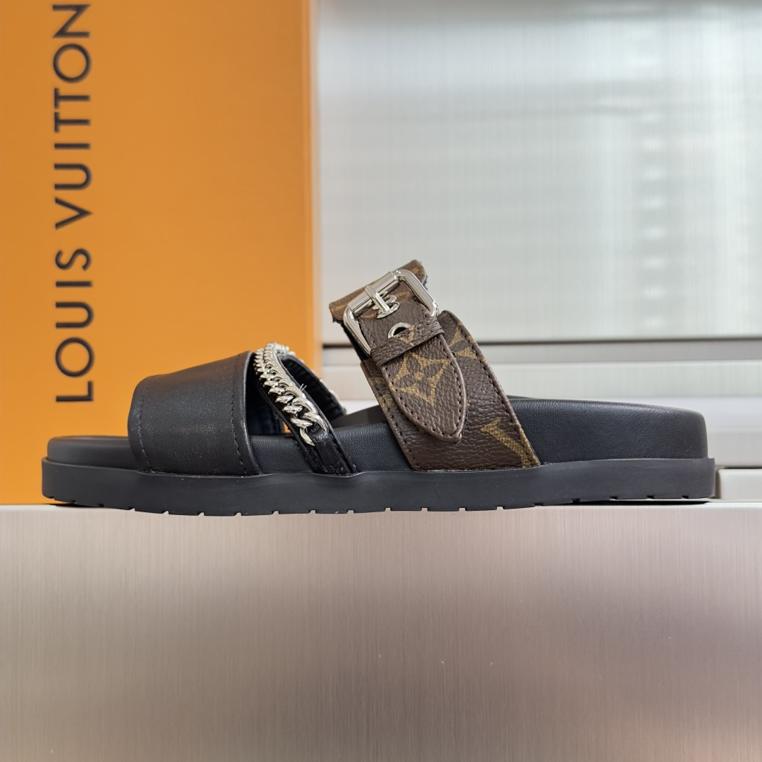Louis Vuitton LV 路易威登L家 驴牌 Isola Comfort系列 厚底 凉拖鞋