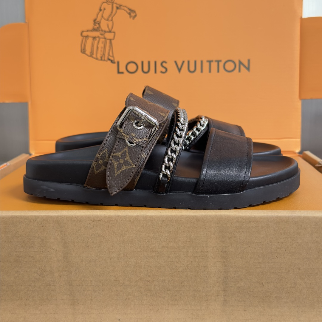 Louis Vuitton LV 路易威登L家 驴牌 Isola Comfort系列 厚底 凉拖鞋