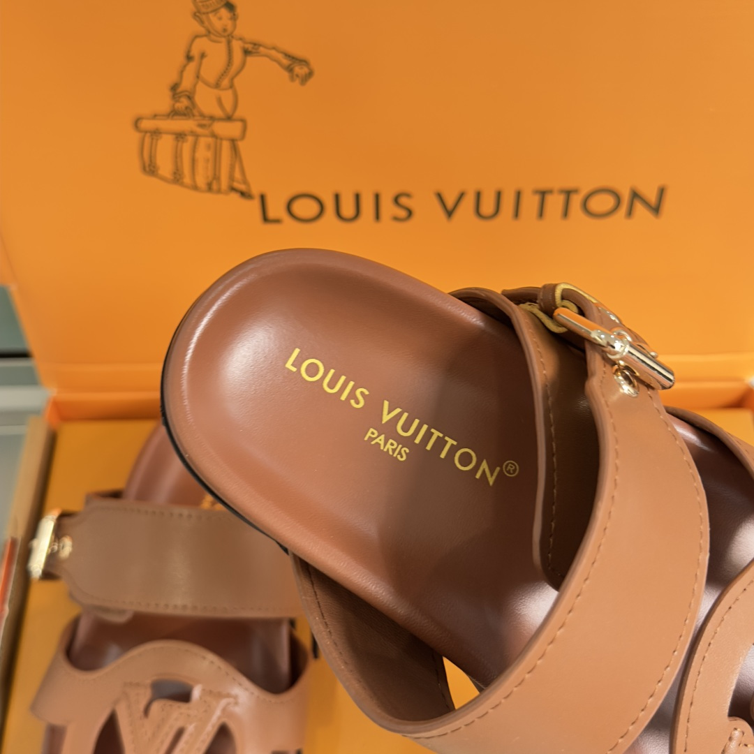 Louis Vuitton LV 路易威登L家 驴牌 Isola Comfort系列 厚底 凉拖鞋