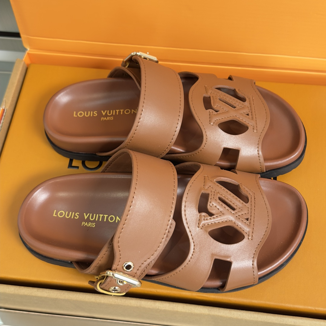 Louis Vuitton LV 路易威登L家 驴牌 Isola Comfort系列 厚底 凉拖鞋