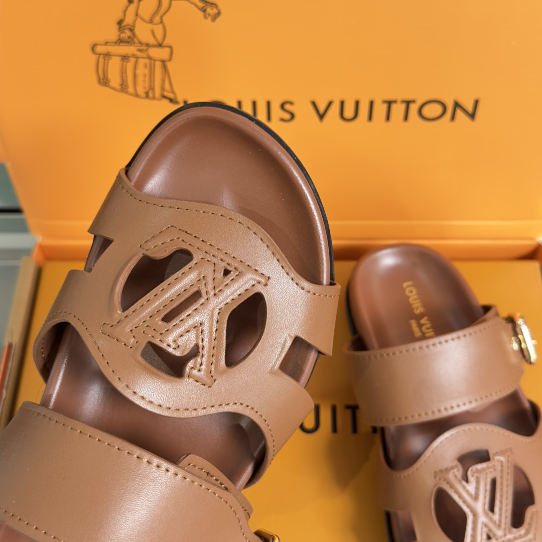 Louis Vuitton LV 路易威登L家 驴牌 Isola Comfort系列 厚底 凉拖鞋