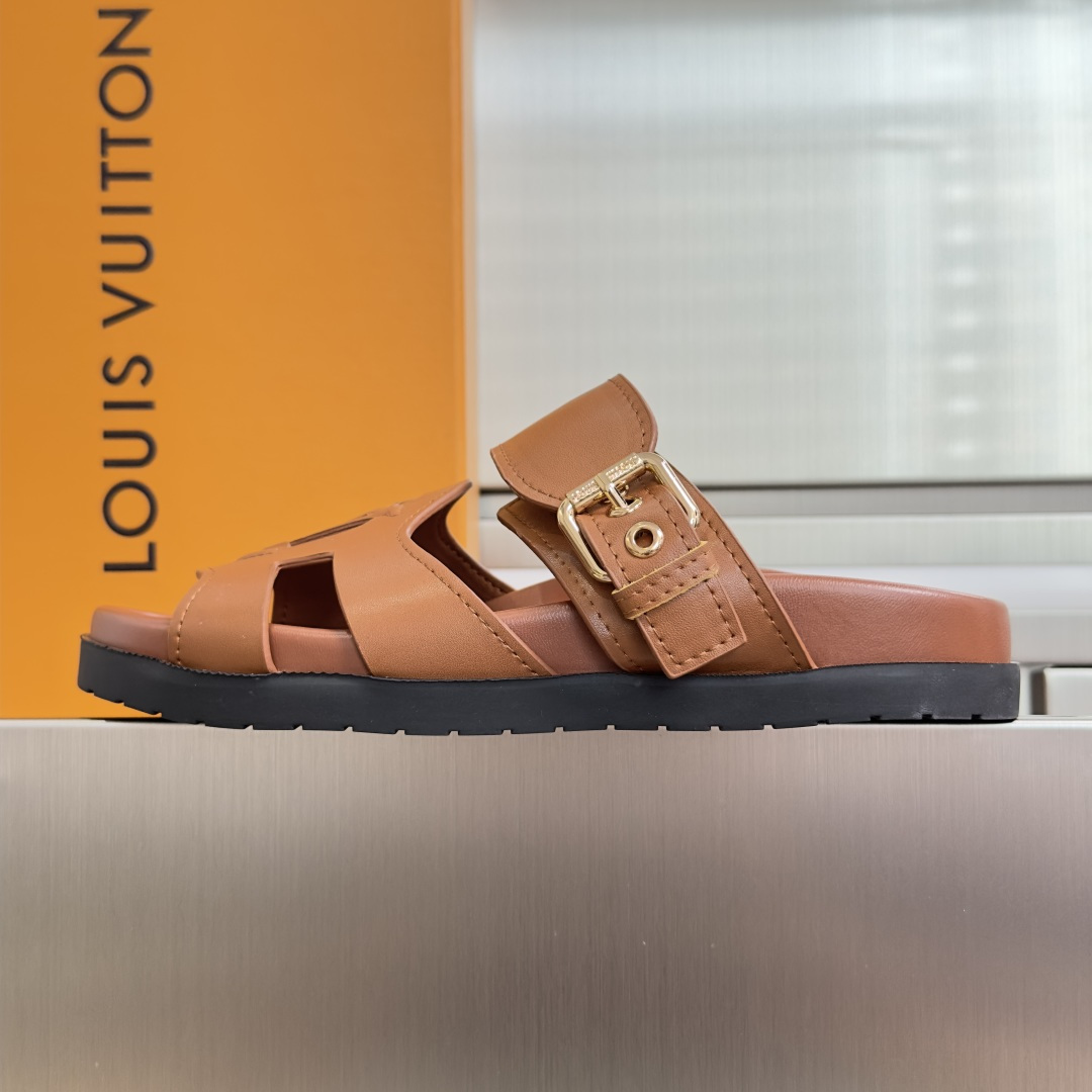 Louis Vuitton LV 路易威登L家 驴牌 Isola Comfort系列 厚底 凉拖鞋