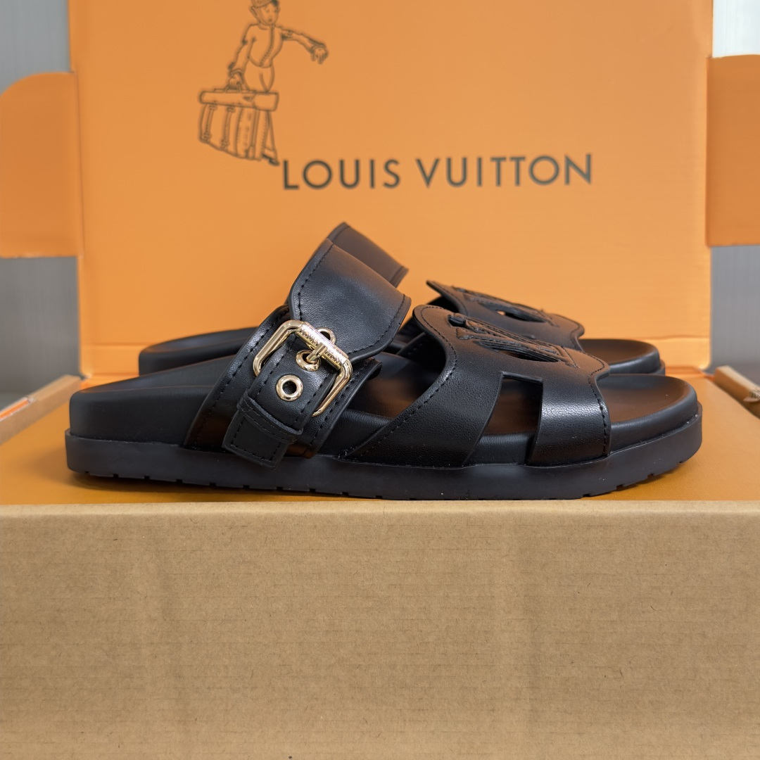 Louis Vuitton LV 路易威登L家 驴牌 Isola Comfort系列 厚底 凉拖鞋