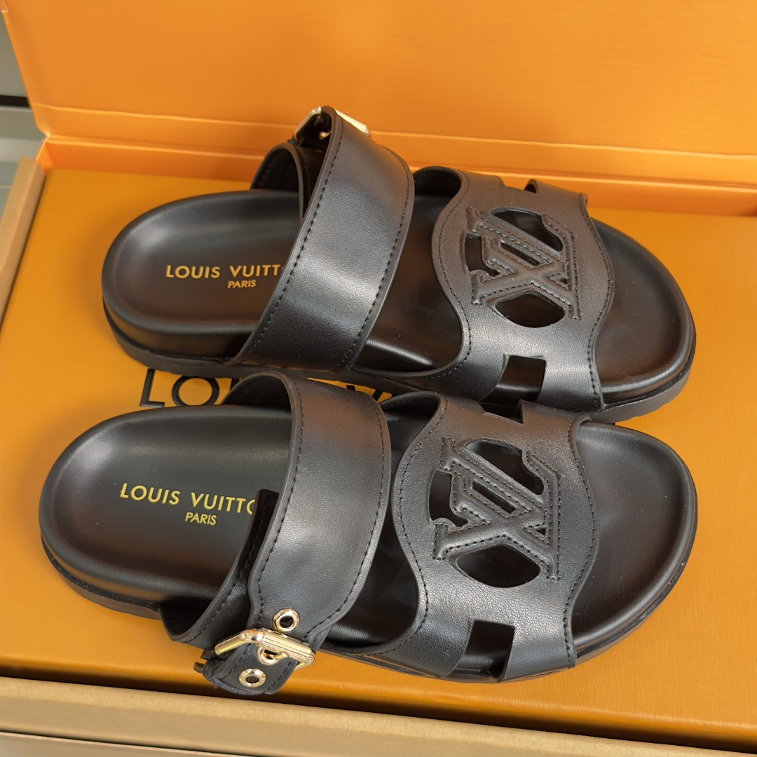 Louis Vuitton LV 路易威登L家 驴牌 Isola Comfort系列 厚底 凉拖鞋