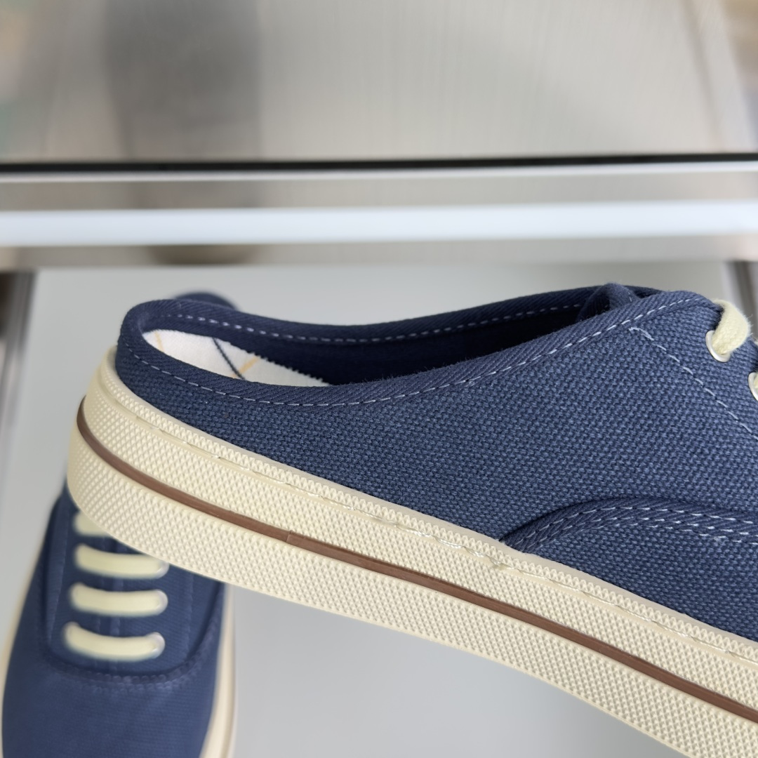 Loro Piana Loro Piana 诺悠翩雅Nantucket Walk系列 LP 海军风 厚底 帆布鞋 小白鞋 休闲 半拖鞋