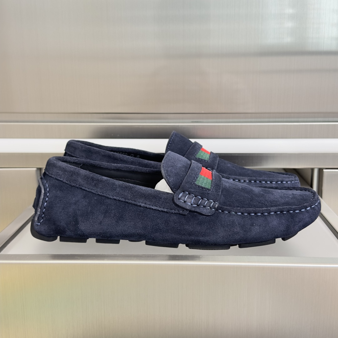 Gucci Gucci古驰 G家 最新 男士 老钱风 豆豆鞋 一脚蹬 懒人 休闲鞋