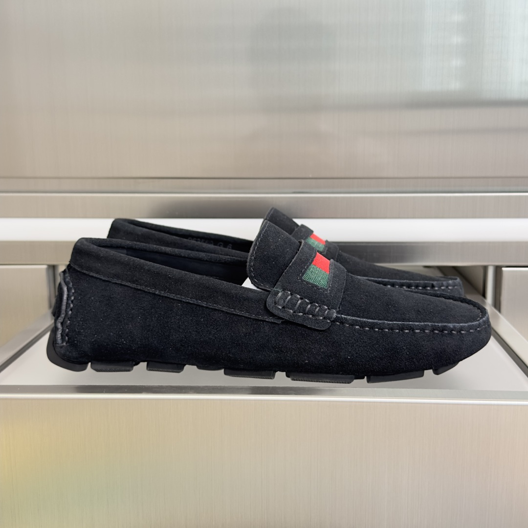 Gucci Gucci古驰 G家 最新 男士 老钱风 豆豆鞋 一脚蹬 懒人 休闲鞋