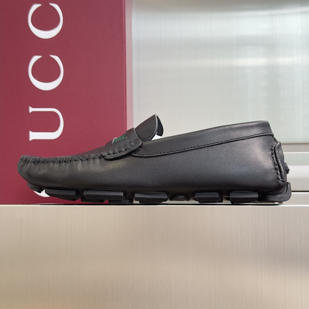 Gucci Gucci古驰 G家 最新 男士 老钱风 豆豆鞋 一脚蹬 懒人 休闲鞋