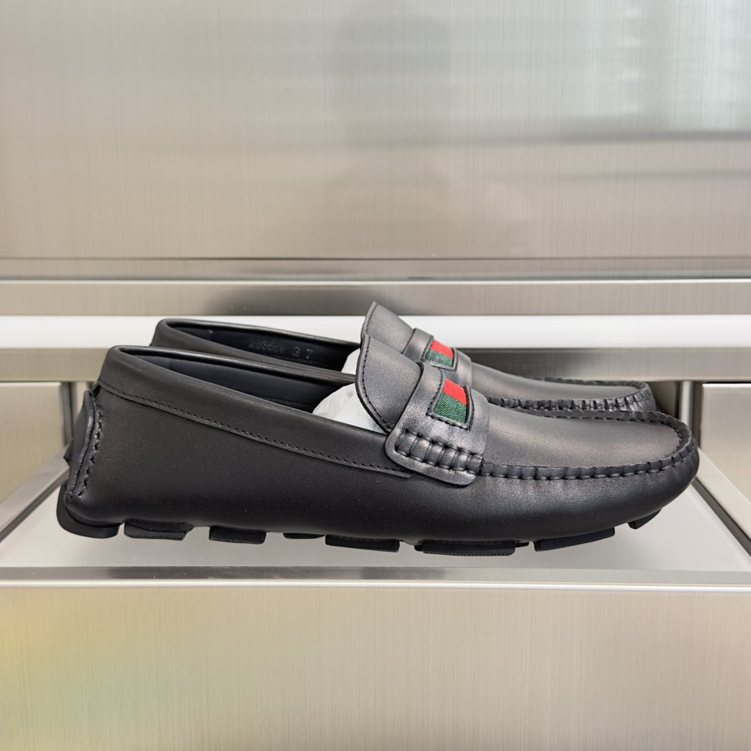 Gucci Gucci古驰 G家 最新 男士 老钱风 豆豆鞋 一脚蹬 懒人 休闲鞋