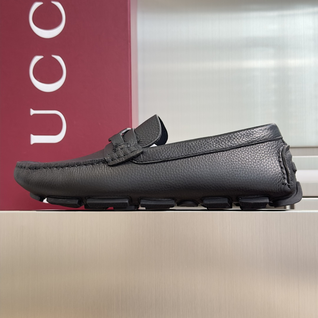 Gucci Gucci古驰 G家 最新 男士 老钱风 豆豆鞋 一脚蹬 懒人 休闲鞋