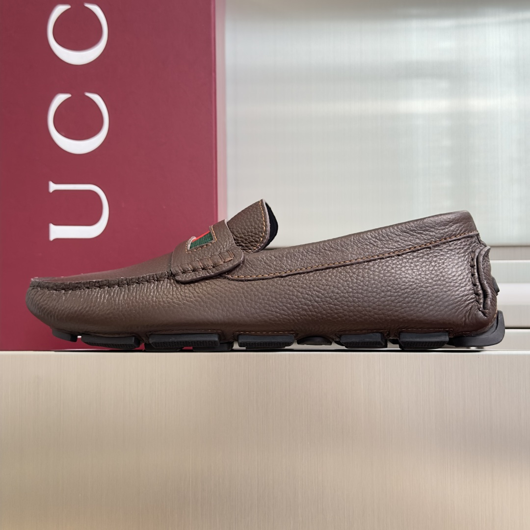 Gucci Gucci古驰 G家 最新 男士 老钱风 豆豆鞋 一脚蹬 懒人 休闲鞋