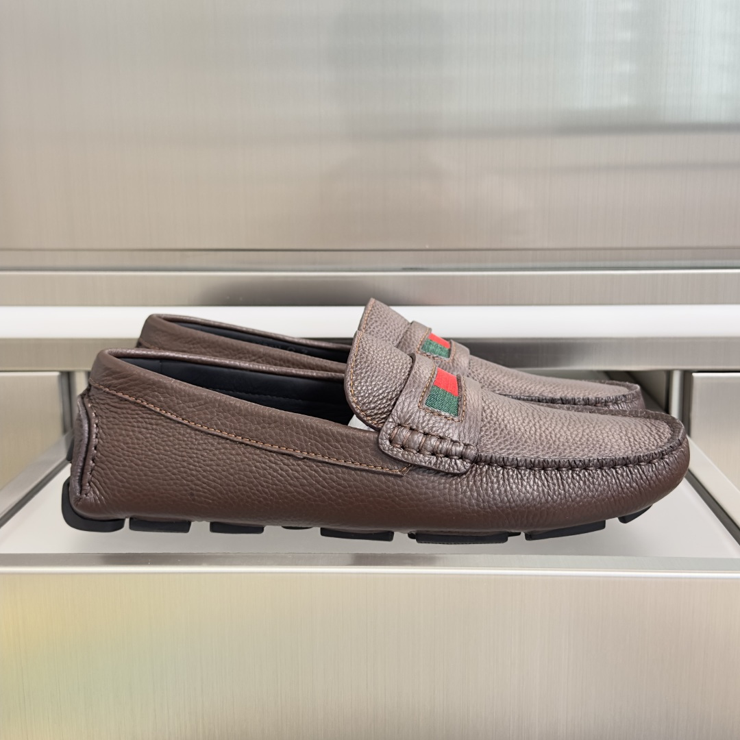 Gucci Gucci古驰 G家 最新 男士 老钱风 豆豆鞋 一脚蹬 懒人 休闲鞋