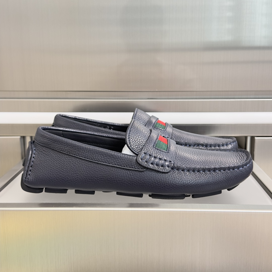 Gucci Gucci古驰 G家 最新 男士 老钱风 豆豆鞋 一脚蹬 懒人 休闲鞋