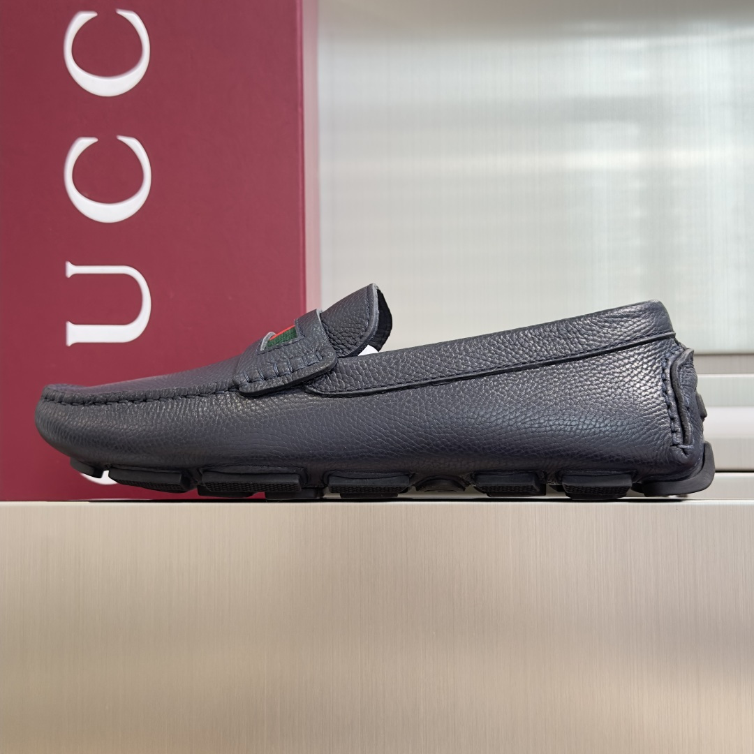 Gucci Gucci古驰 G家 最新 男士 老钱风 豆豆鞋 一脚蹬 懒人 休闲鞋