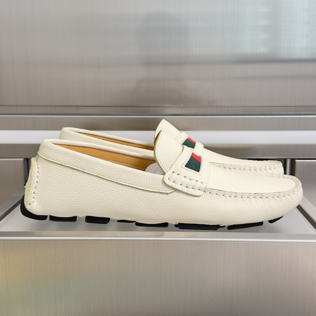 Gucci Gucci古驰 G家 最新 男士 老钱风 豆豆鞋 一脚蹬 懒人 休闲鞋
