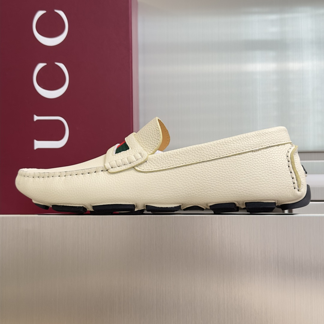 Gucci Gucci古驰 G家 最新 男士 老钱风 豆豆鞋 一脚蹬 懒人 休闲鞋