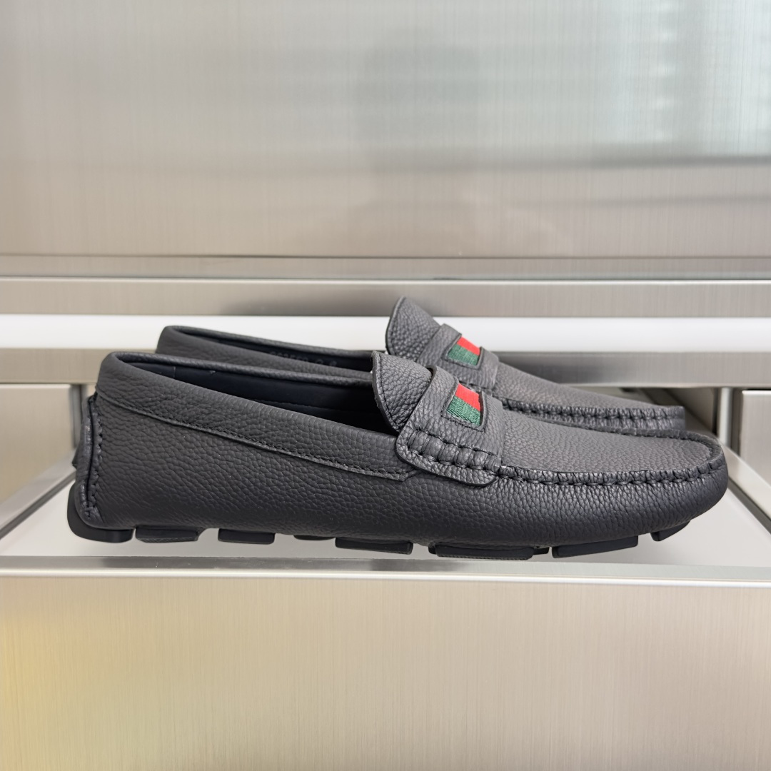 Gucci Gucci古驰 G家 最新 男士 老钱风 豆豆鞋 一脚蹬 懒人 休闲鞋