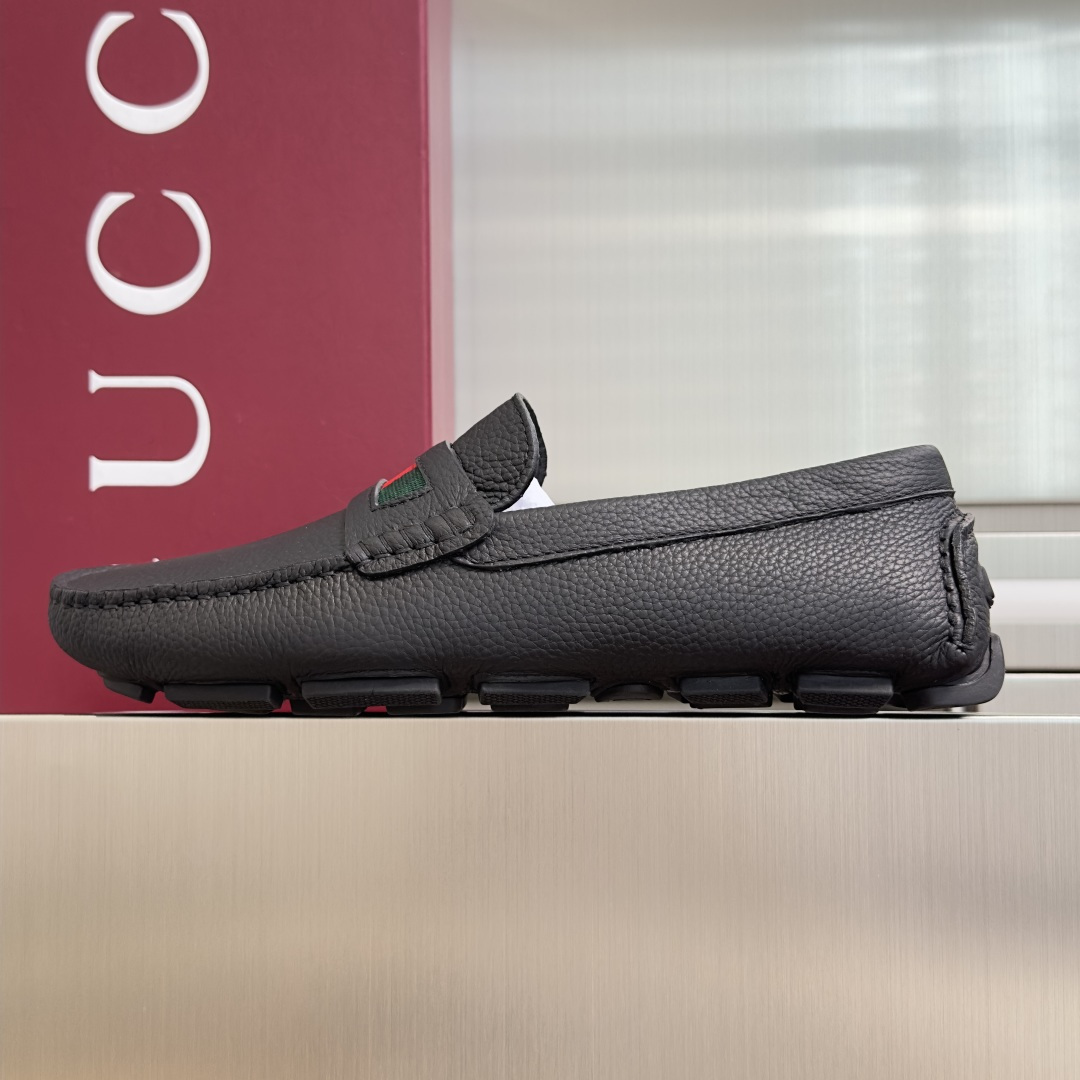 Gucci Gucci古驰 G家 最新 男士 老钱风 豆豆鞋 一脚蹬 懒人 休闲鞋