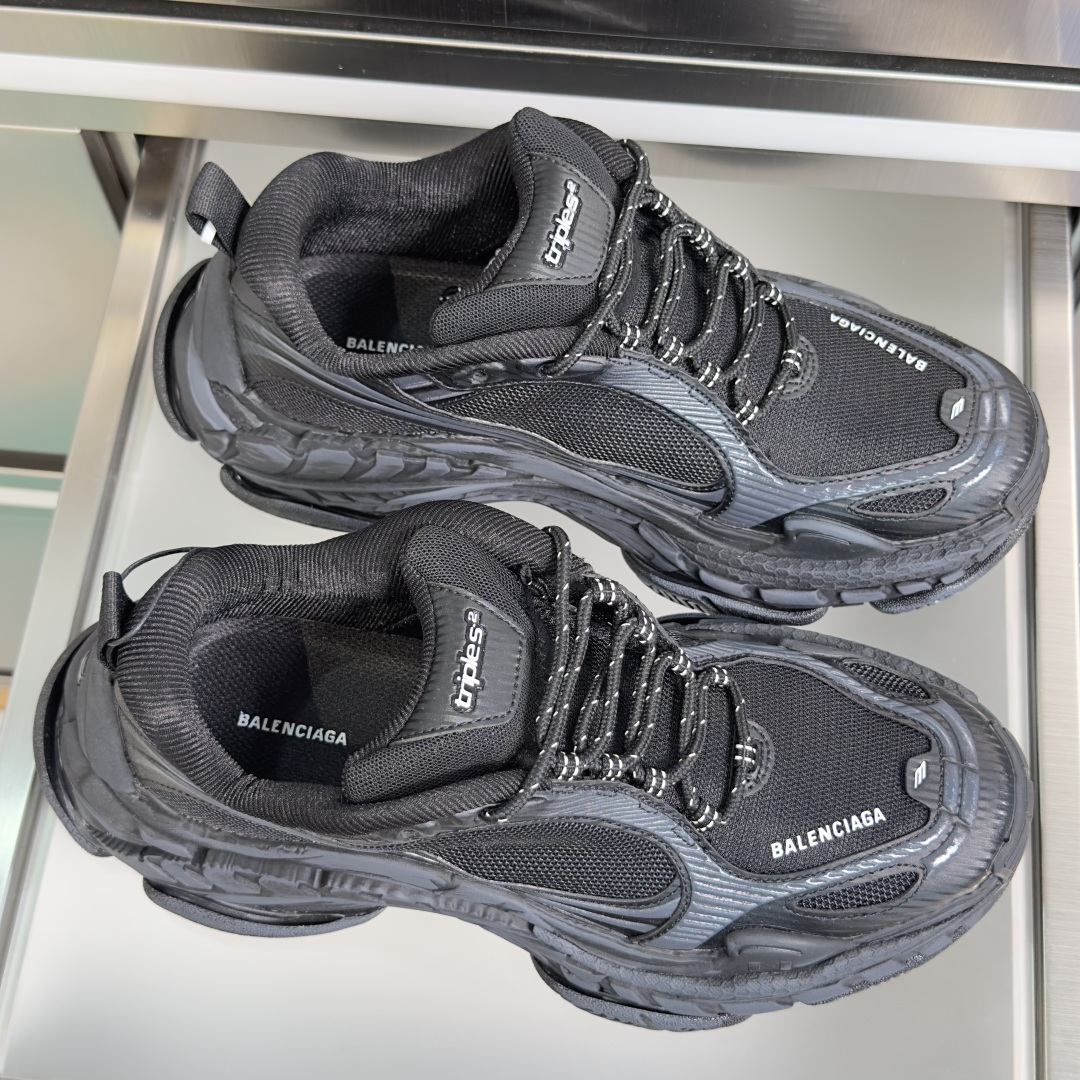 顶级版本：情侣款Balenciaga巴黎世家 Triple S.2 系列 情侣款 厚底 休闲 运动鞋 老