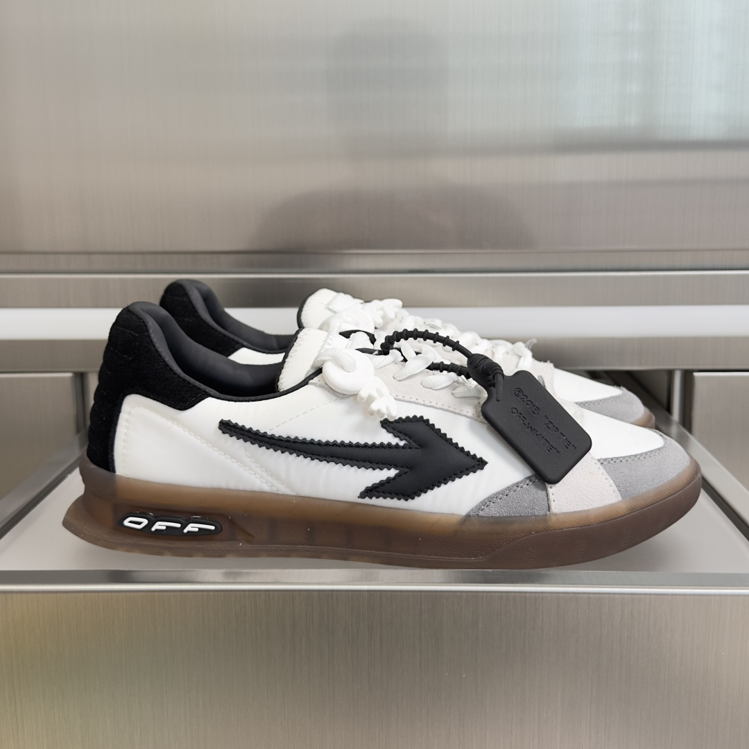顶级版本：男款Off-White™最新End Of Play系列 厚底 箭头 休闲 运动鞋 滑板鞋这款E