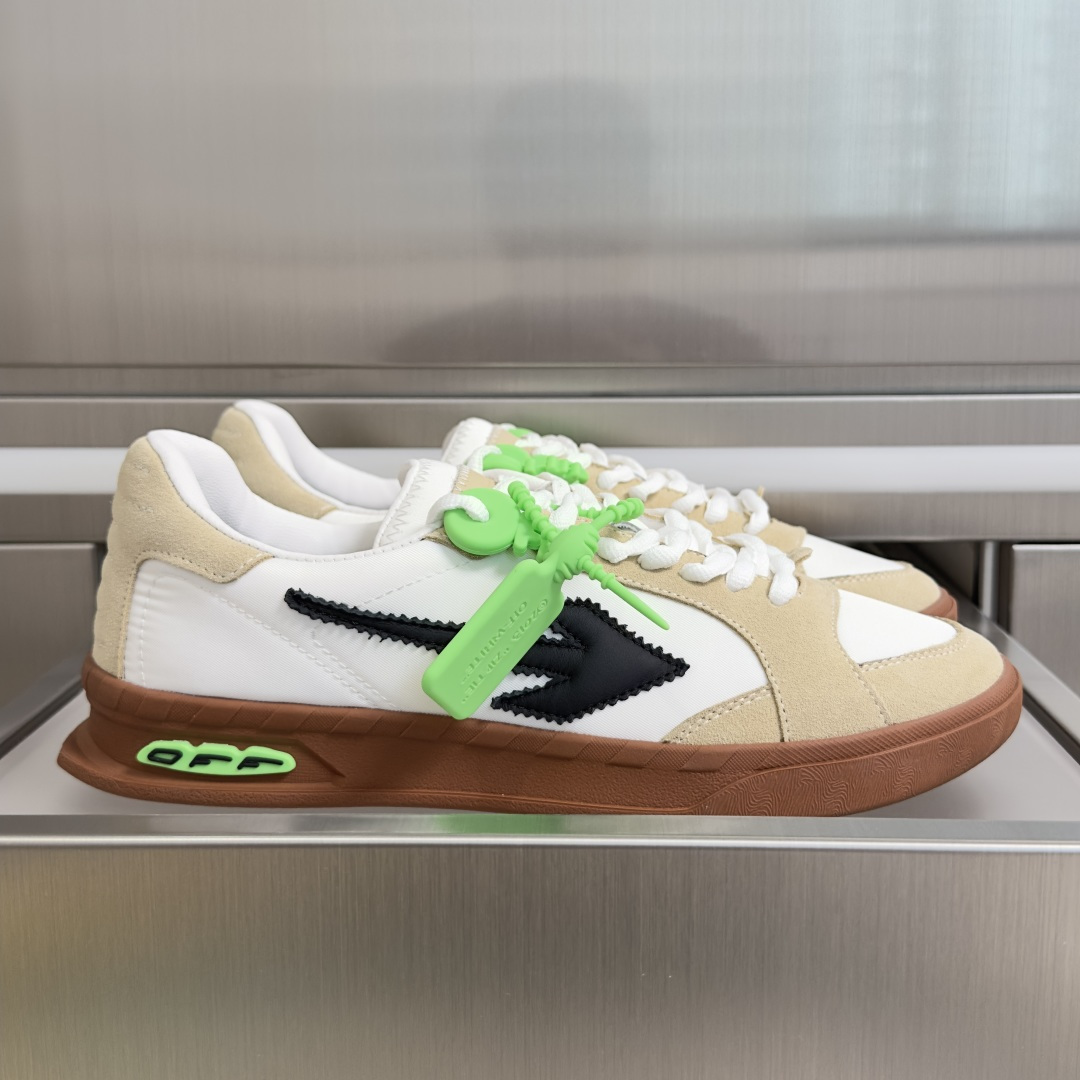 顶级版本：男款Off-White™最新End Of Play系列 厚底 箭头 休闲 运动鞋 滑板鞋这款E
