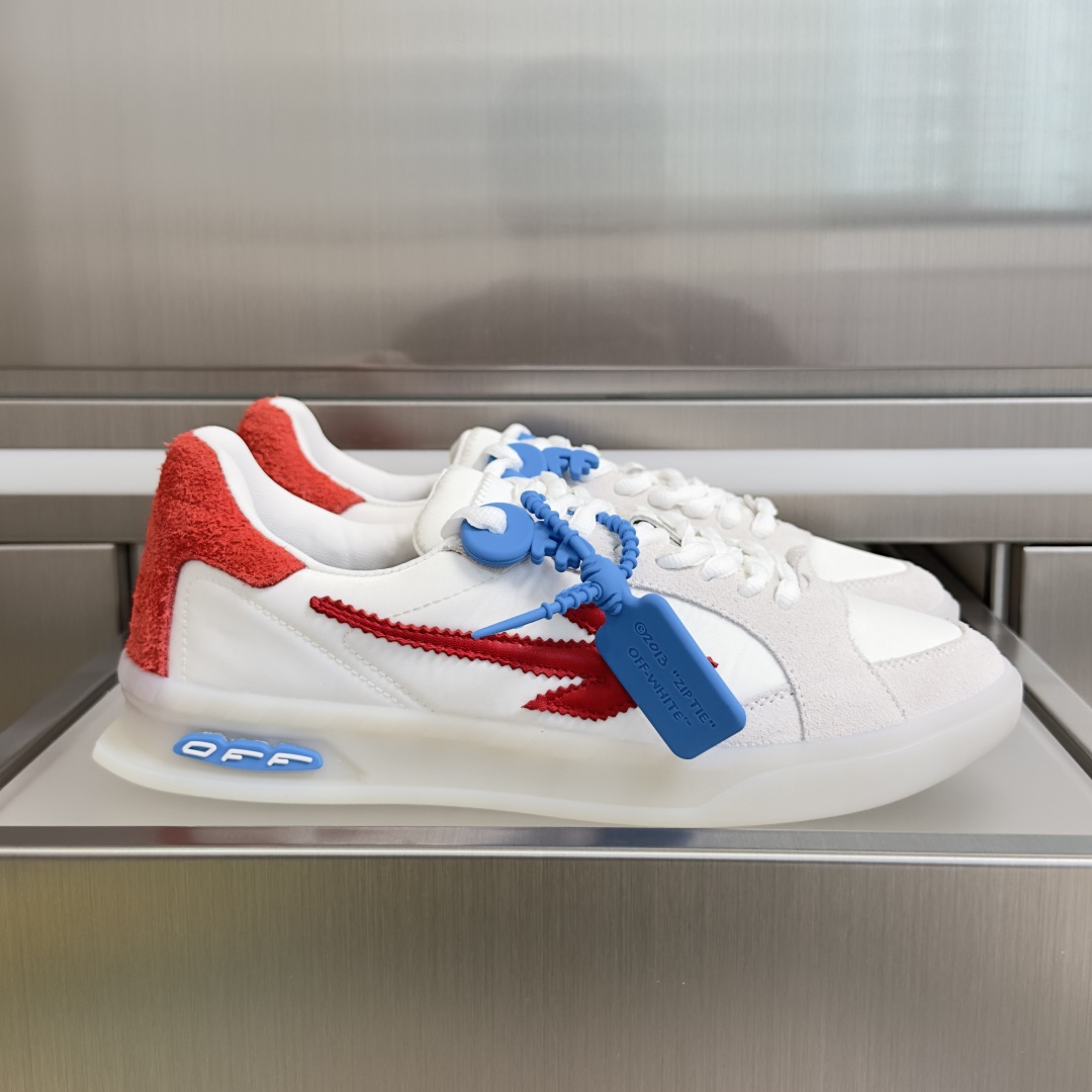 顶级版本：男款Off-White™最新End Of Play系列 厚底 箭头 休闲 运动鞋 滑板鞋这款E