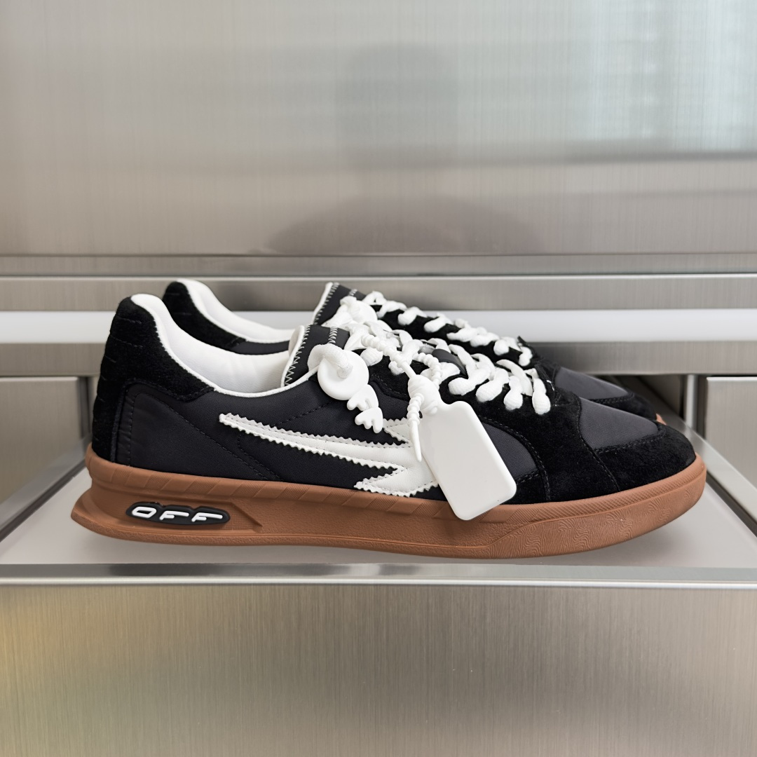 顶级版本：男款Off-White™最新End Of Play系列 厚底 箭头 休闲 运动鞋 滑板鞋这款E