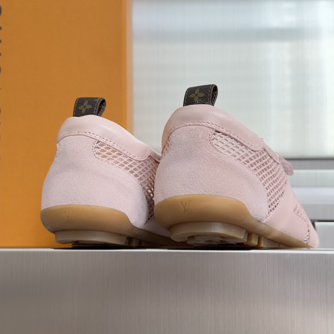 顶级版本：女款LV路易威登 L家 驴牌 最新Sneakerina系列 情侣款 玛丽珍 芭蕾运动鞋 半拖鞋