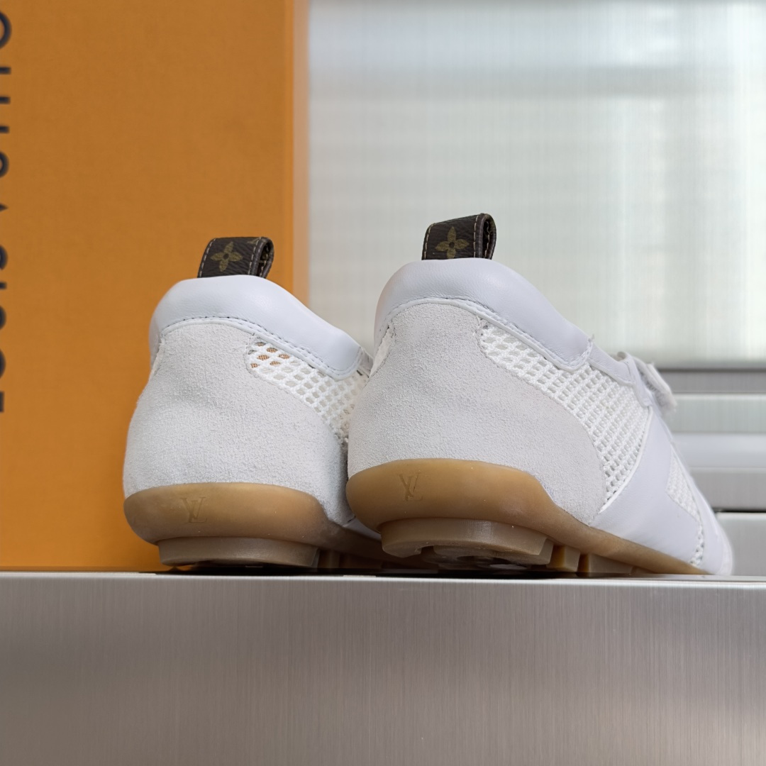 顶级版本：女款LV路易威登 L家 驴牌 最新Sneakerina系列 情侣款 玛丽珍 芭蕾运动鞋 半拖鞋