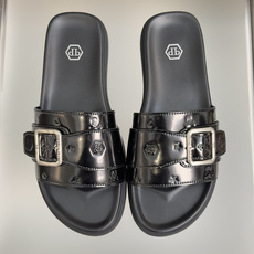 顶级版本:男款Philipp Plein 德国 轻奢 骷髅头 厚底 一字 交叉凉鞋 拖鞋Philipp 顶级版本:男款Philipp Plein 德国 轻奢 骷髅头 厚底 一字 交叉凉鞋 拖鞋Philipp