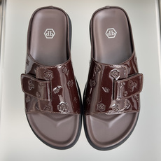 顶级版本:男款Philipp Plein 德国 轻奢 骷髅头 厚底 一字 交叉凉鞋 拖鞋Philipp 顶级版本:男款Philipp Plein 德国 轻奢 骷髅头 厚底 一字 交叉凉鞋 拖鞋Philipp